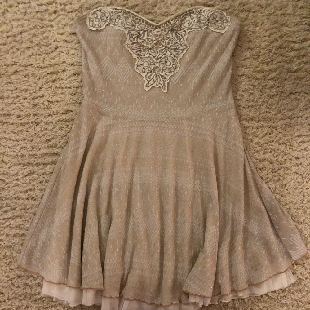 Free People Shimmer Skater Dress